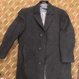 Calvin Klein Men’s Wool calf length dress coat